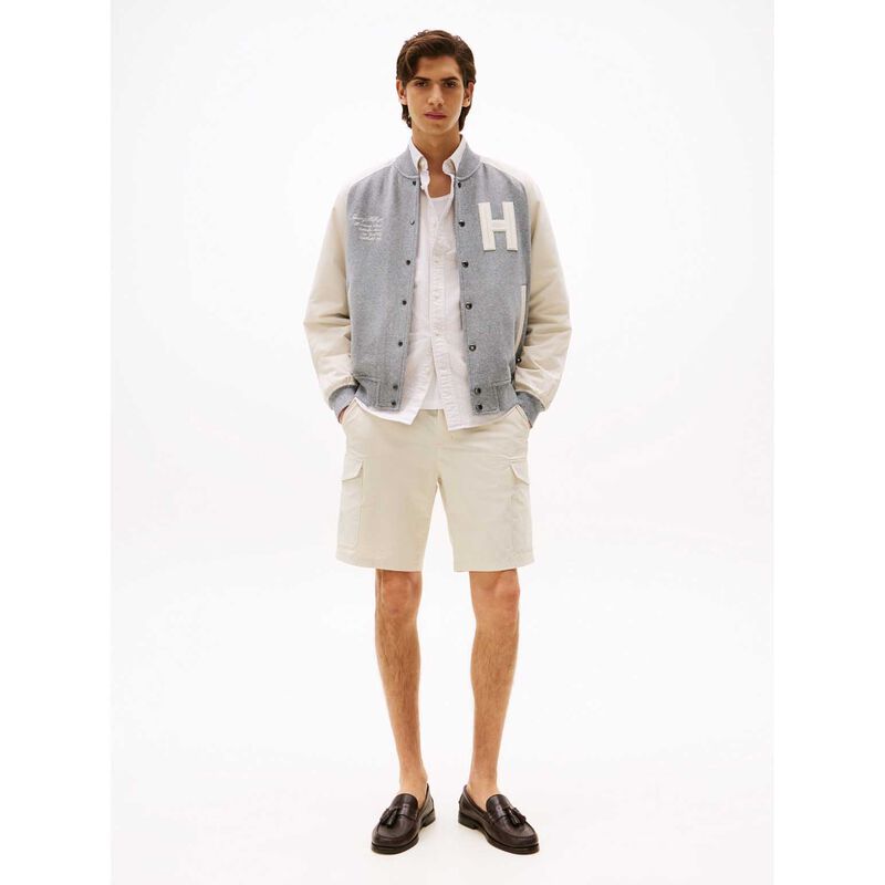 Tommy Hilfiger Mix Media Varsity Bomber image number 3
